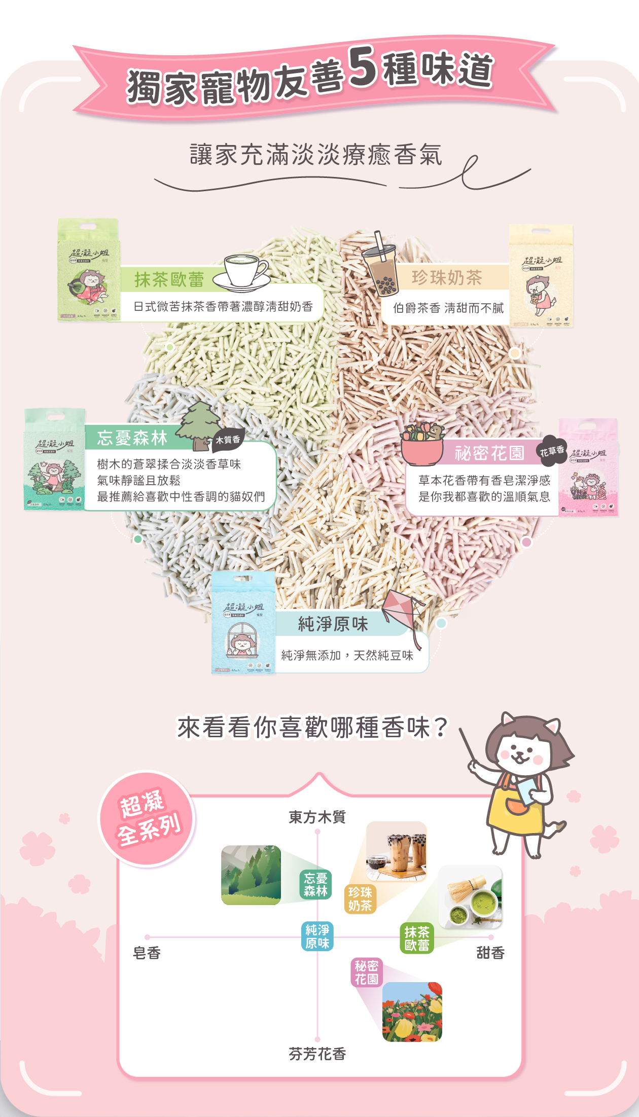 超凝小姐貓砂香味