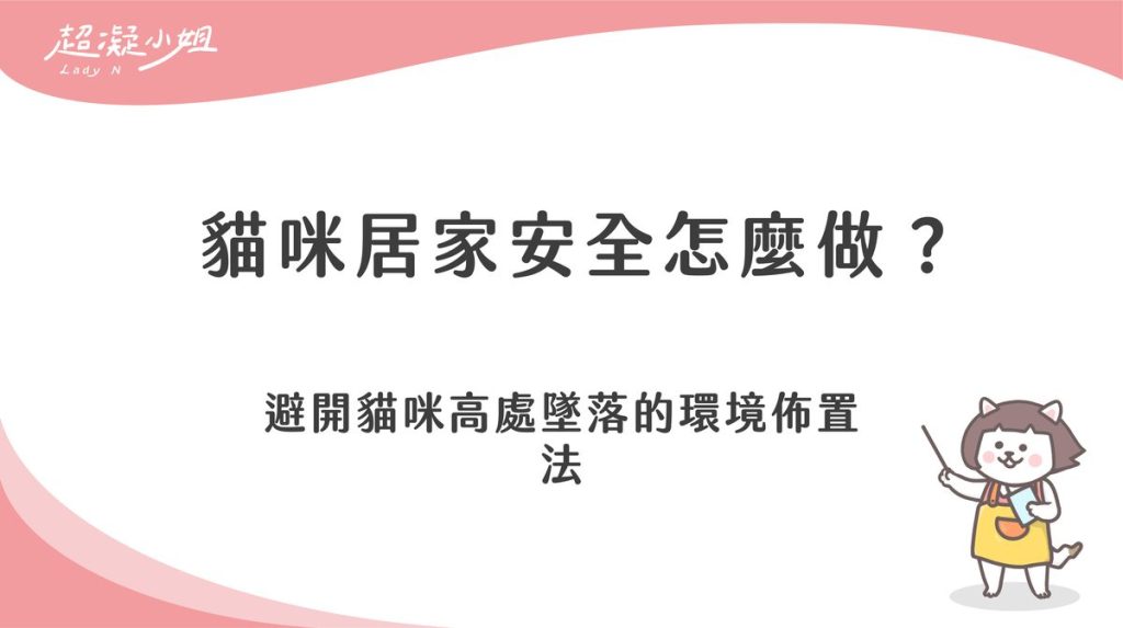 貓咪居家安全怎麼做?避開貓咪高處墜落的環境佈置法