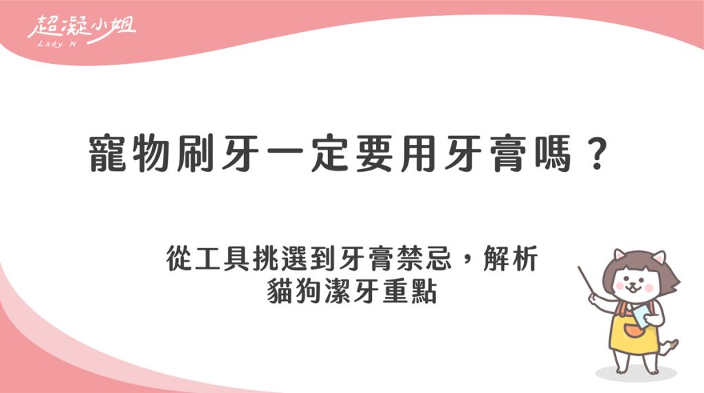 寵物刷牙一定要用牙膏嗎？貓狗潔牙工具挑選與口腔保健建議