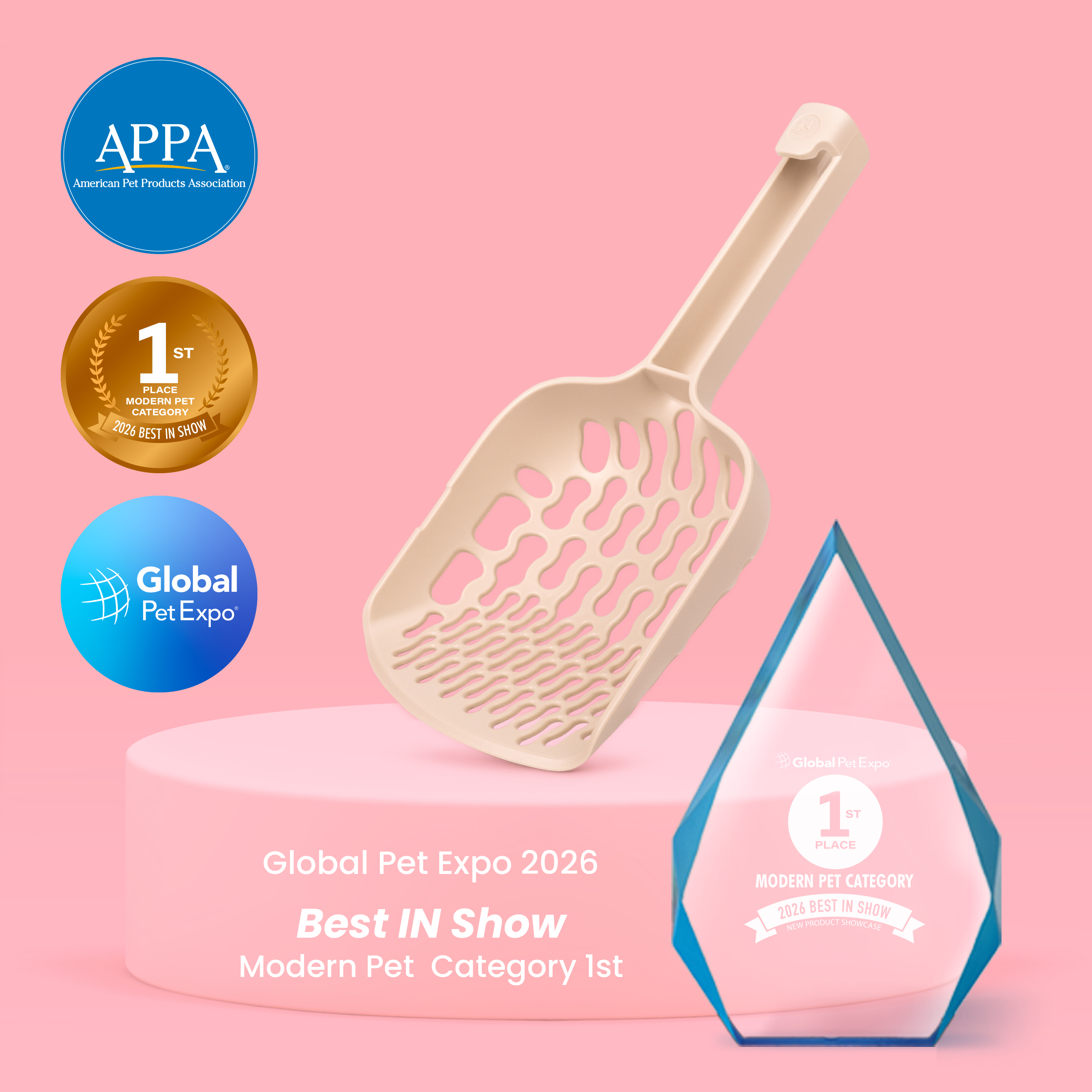 Global Pet Expo 2026 BEST IN SHOW of Modern Pet Category 1st