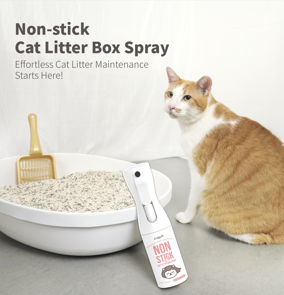 Lady N－NonStick Cat Litter Box Spray Lady N US