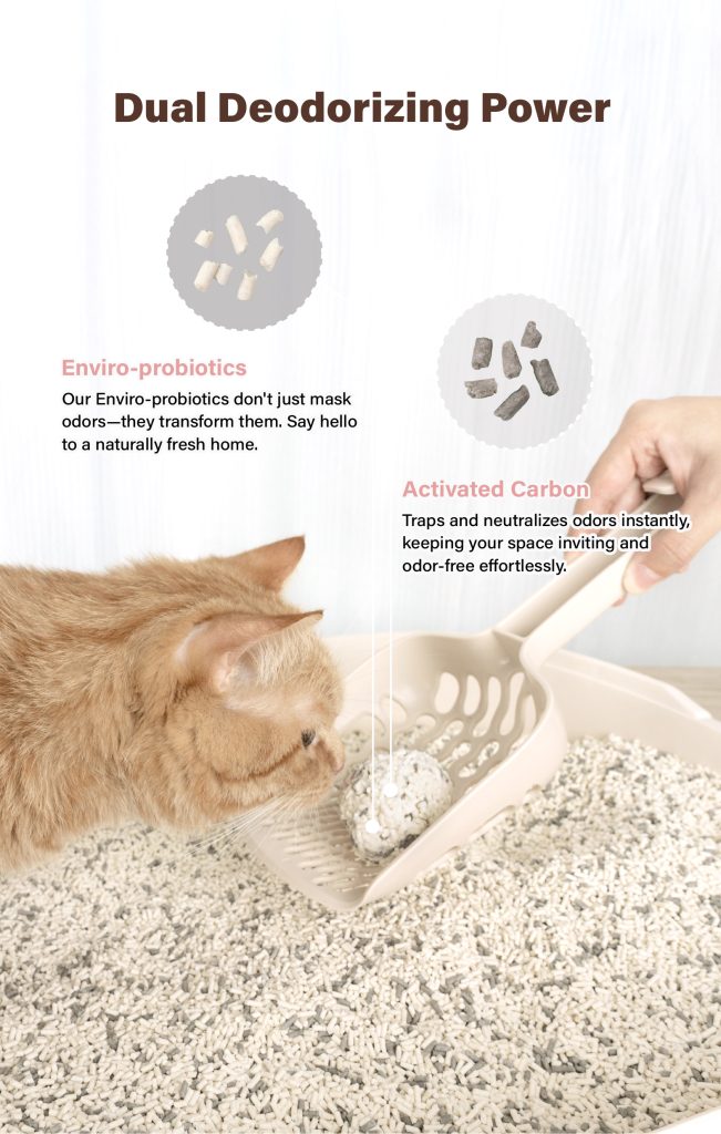 View of Granular Tofu Cat Litter - Lady N US