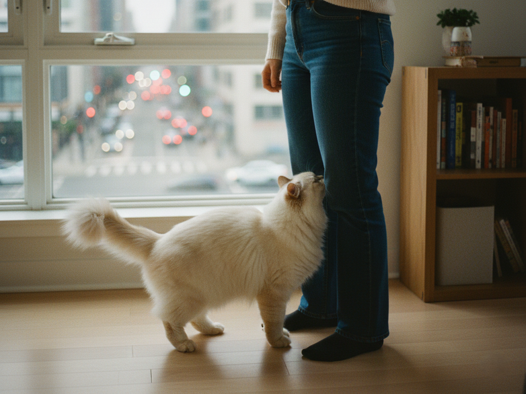 why do cats rub against you