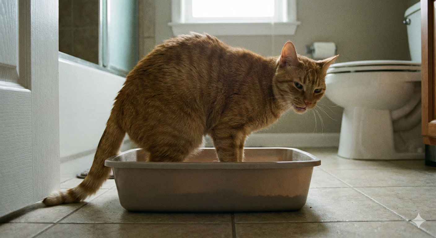 Picture of Cat Not Peeing But Acting Normal? 24-Hour Life-Threatening Emergency ...