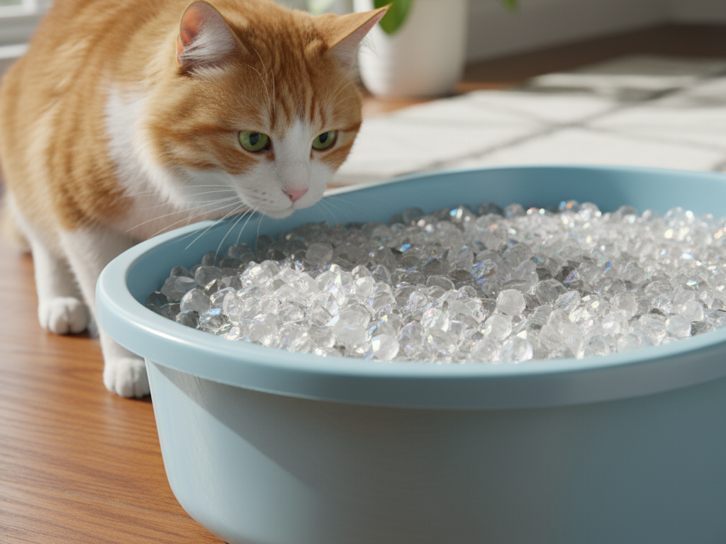 crystal cat litter