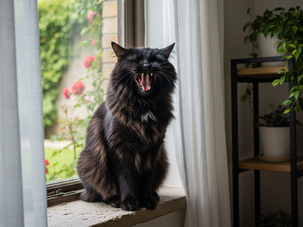 cat yowling