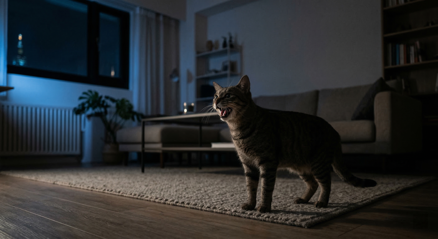 Why Does My Cat Meow at Night? Causes & How to Stop It - Lady N US