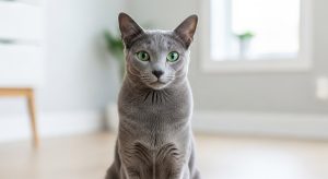 Life With the Russian Blue Cat